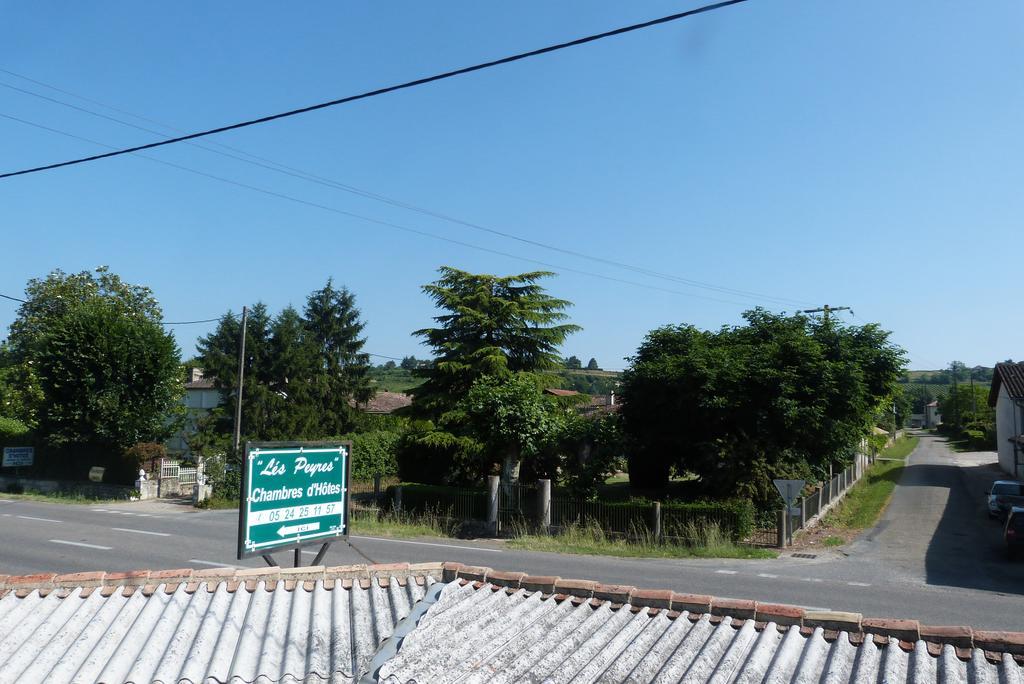 "Les Peyres" Hotell Lamothe-Landerron Rum bild